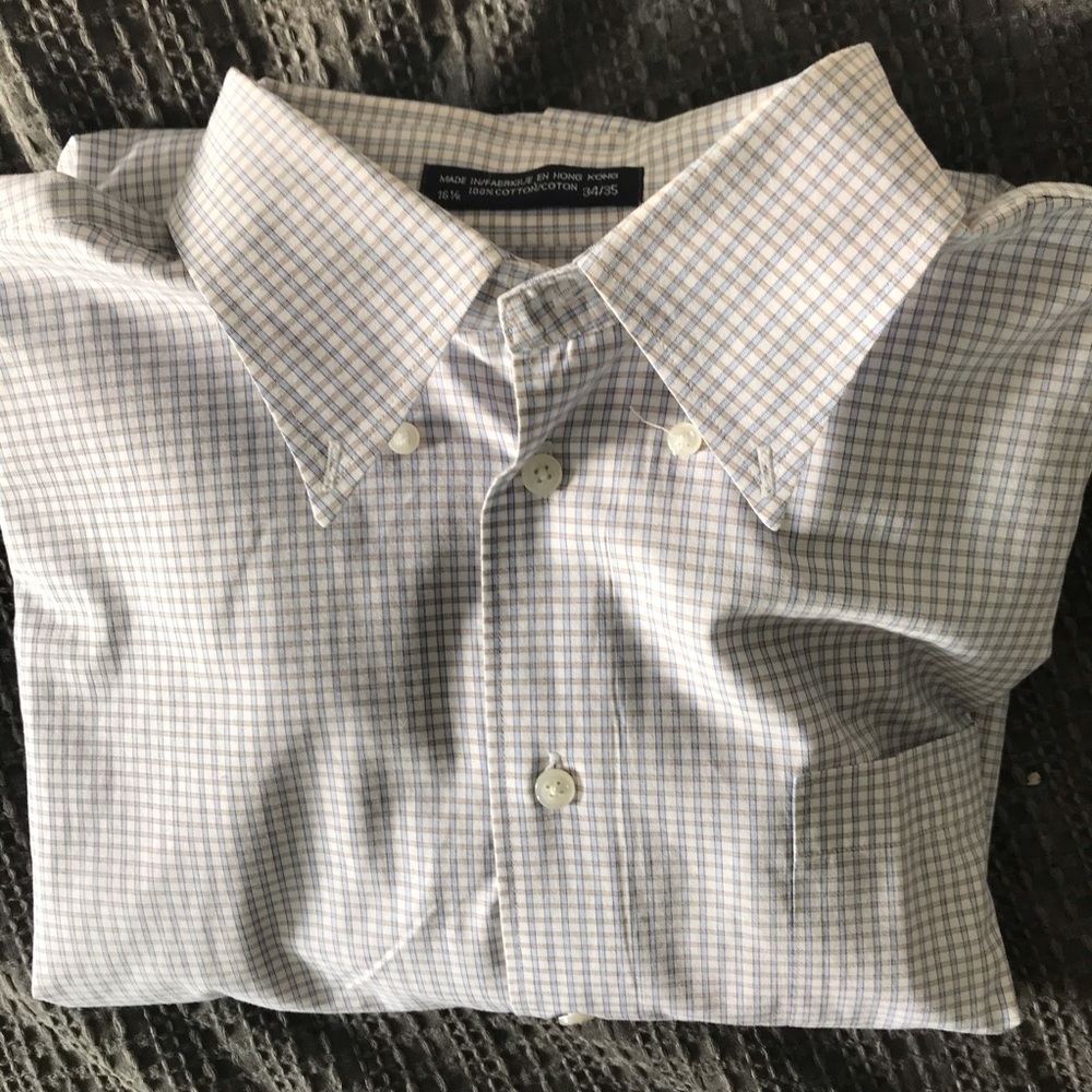 Nautica Button Down Plaid Dress Shirt